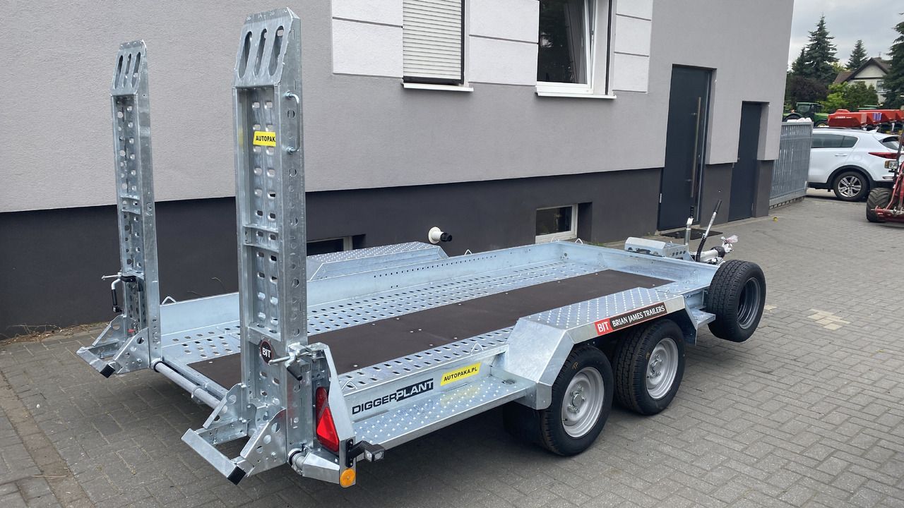 Remolque porta maquinaria nuevo PRZYCZEPA LAWETA KOPARKI MINIKOPARKI 370x170 CM, 3500 KG / EXCAVATOR MINI EXCAVATOR TRANSPORTER TRAILER 370x170 CM, DMC 3500 KG: foto 11