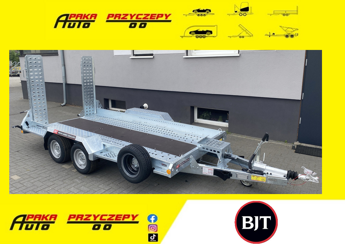 PRZYCZEPA LAWETA KOPARKI MINIKOPARKI 370x170 CM, 3500 KG / EXCAVATOR MINI EXCAVATOR TRANSPORTER TRAILER 370x170 CM, DMC 3500 KG - Remolque porta maquinaria: foto 1 PRZYCZEPA LAWETA KOPARKI MINIKOPARKI 370x170 CM, 3500 KG / EXCAVATOR MINI EXCAVATOR TRANSPORTER TRAILER 370x170 CM, DMC 3500 KG - Remolque porta maquinaria: foto 1