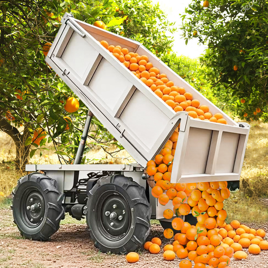 LEZUM Electric Remote Control Transporter Agricultural Orchard Farm Electric Utv Dump Trailer Material Handling Equipment All Terrain Transport Vehicle - Remolque volquete agrícola: foto 4 LEZUM Electric Remote Control Transporter Agricultural Orchard Farm Electric Utv Dump Trailer Material Handling Equipment All Terrain Transport Vehicle - Remolque volquete agrícola: foto 4