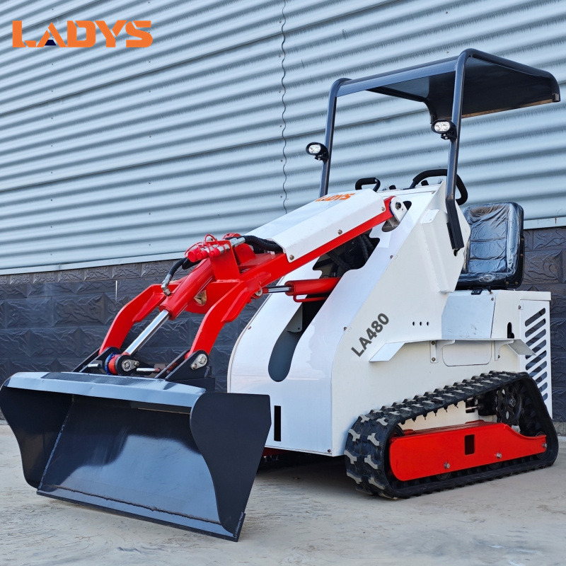 LADYS Free Shipping Mini Skid Steer Loader Compact Track Electric/Diesel Chinese Mini Skid Steer Loader For Sale With Mini Skid Steer Attachments 4 In 1 Bucket - Minicargadora: foto 5 LADYS Free Shipping Mini Skid Steer Loader Compact Track Electric/Diesel Chinese Mini Skid Steer Loader For Sale With Mini Skid Steer Attachments 4 In 1 Bucket - Minicargadora: foto 5
