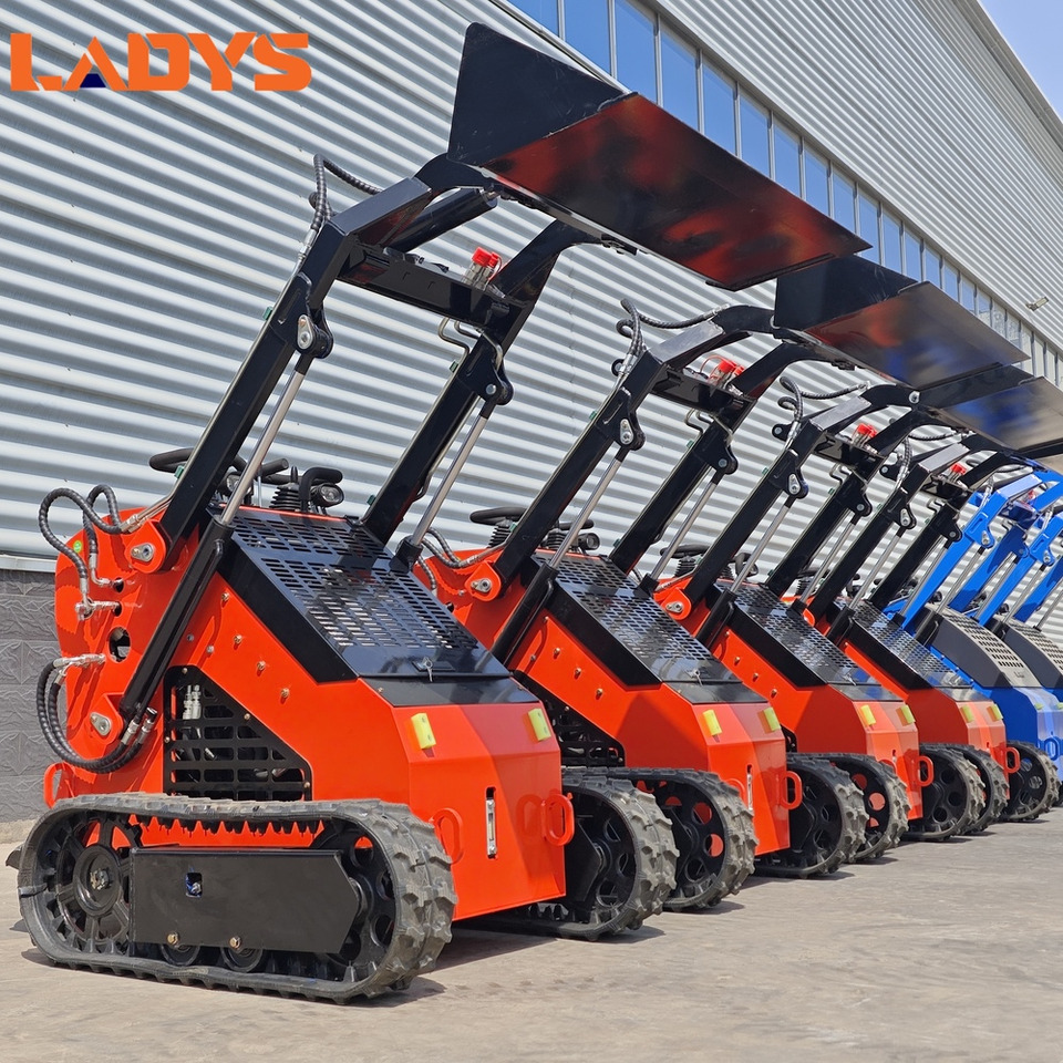LADYS Free Shipping Mini Skid Steer Loader Compact Track Electric/Diesel Chinese Mini Skid Steer Loader For Sale With Mini Skid Steer Attachments 4 In 1 Bucket - Minicargadora: foto 1 LADYS Free Shipping Mini Skid Steer Loader Compact Track Electric/Diesel Chinese Mini Skid Steer Loader For Sale With Mini Skid Steer Attachments 4 In 1 Bucket - Minicargadora: foto 1