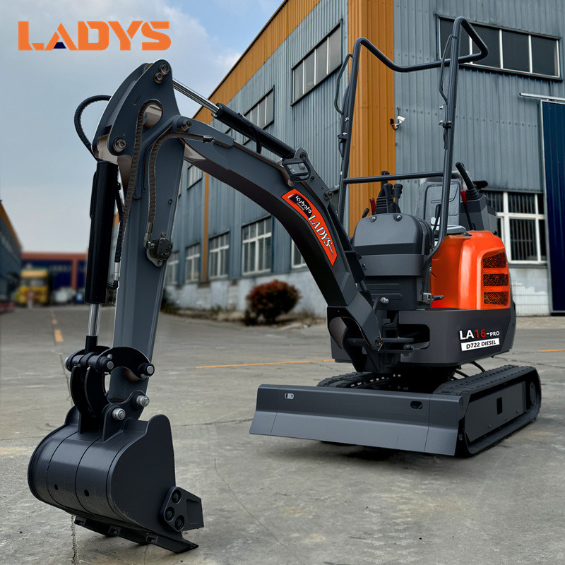 LADYS LA16Pro Mini Excavator Digger Miniexcavadora EPA Kubota Engine Mini Excavator For Sale With Mini Excavator Attachment Set - Miniexcavadora: foto 1 LADYS LA16Pro Mini Excavator Digger Miniexcavadora EPA Kubota Engine Mini Excavator For Sale With Mini Excavator Attachment Set - Miniexcavadora: foto 1