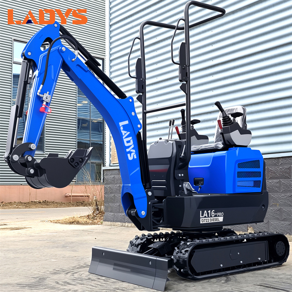 LADYS LA16Pro Mini Excavator Digger Miniexcavadora EPA Kubota Engine Mini Excavator For Sale With Mini Excavator Attachment Set - Miniexcavadora: foto 5 LADYS LA16Pro Mini Excavator Digger Miniexcavadora EPA Kubota Engine Mini Excavator For Sale With Mini Excavator Attachment Set - Miniexcavadora: foto 5