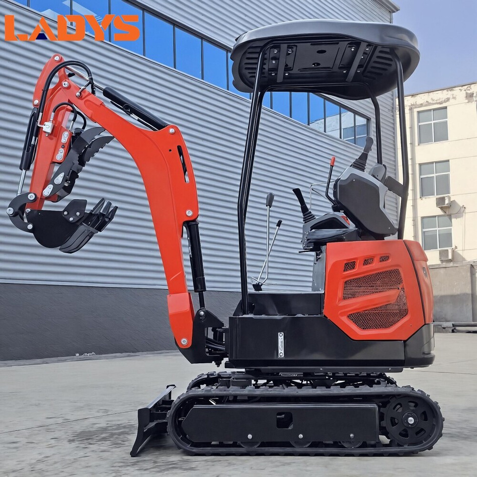 LADYS Mini Excavator Digger Miniexcavadora EPA Kubota Engine Chinese LADYS DY18 Mini Excavator For Sale With Mini Excavator Attachment Set - Miniexcavadora: foto 3 LADYS Mini Excavator Digger Miniexcavadora EPA Kubota Engine Chinese LADYS DY18 Mini Excavator For Sale With Mini Excavator Attachment Set - Miniexcavadora: foto 3