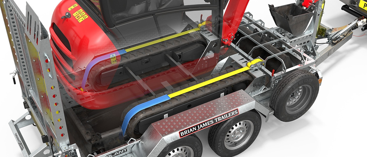 Remolque porta maquinaria nuevo BRIAN JAMES TRAILERS Digger Plant: foto 7