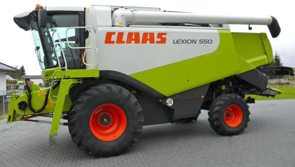 Claas Lexion 550 2005 Rok, heder V750, Najbogatsza Wersja, Nie Malowany, Stan Idealny - Cosechadora de granos: foto 4 Claas Lexion 550 2005 Rok, heder V750, Najbogatsza Wersja, Nie Malowany, Stan Idealny - Cosechadora de granos: foto 4