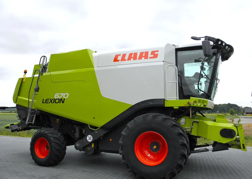 Claas Lexion 670 2014 Rok, Heder 7,5 Vario, Najbogatsza Wersja, Nie Malowany, Stan Idealny - Cosechadora de granos: foto 4 Claas Lexion 670 2014 Rok, Heder 7,5 Vario, Najbogatsza Wersja, Nie Malowany, Stan Idealny - Cosechadora de granos: foto 4