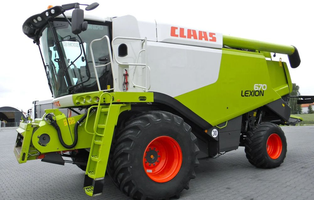 Claas Lexion 670 2014 Rok, Heder 7,5 Vario, Najbogatsza Wersja, Nie Malowany, Stan Idealny - Cosechadora de granos: foto 5 Claas Lexion 670 2014 Rok, Heder 7,5 Vario, Najbogatsza Wersja, Nie Malowany, Stan Idealny - Cosechadora de granos: foto 5