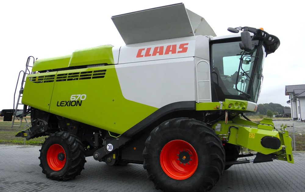 Claas Lexion 670 2019 Rok, Heder V 770, Najbogatsza Wersja, Nie Malowany, Stan Idealny - Cosechadora de granos: foto 4 Claas Lexion 670 2019 Rok, Heder V 770, Najbogatsza Wersja, Nie Malowany, Stan Idealny - Cosechadora de granos: foto 4