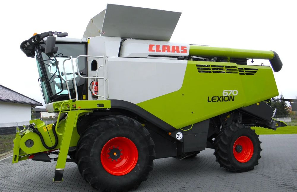 Claas Lexion 670 2019 Rok, Heder V 770, Najbogatsza Wersja, Nie Malowany, Stan Idealny - Cosechadora de granos: foto 3 Claas Lexion 670 2019 Rok, Heder V 770, Najbogatsza Wersja, Nie Malowany, Stan Idealny - Cosechadora de granos: foto 3