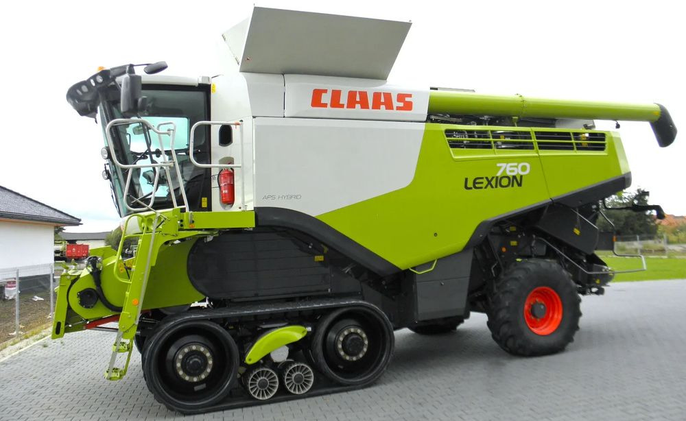 Claas Lexion 760 Terra Trac 2015 Rok, 1900 motgodzin, Heder V 930 2019 Rok, Najbogatsza Wersja, Nie Malowany, Stan Idealny - Cosechadora de granos: foto 4 Claas Lexion 760 Terra Trac 2015 Rok, 1900 motgodzin, Heder V 930 2019 Rok, Najbogatsza Wersja, Nie Malowany, Stan Idealny - Cosechadora de granos: foto 4