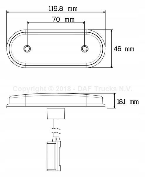 TRP Boczna lampa obrysowa LED Aspock Unipoint Zamiennik 1528137 - Luz/ Iluminación: foto 2 TRP Boczna lampa obrysowa LED Aspock Unipoint Zamiennik 1528137 - Luz/ Iluminación: foto 2