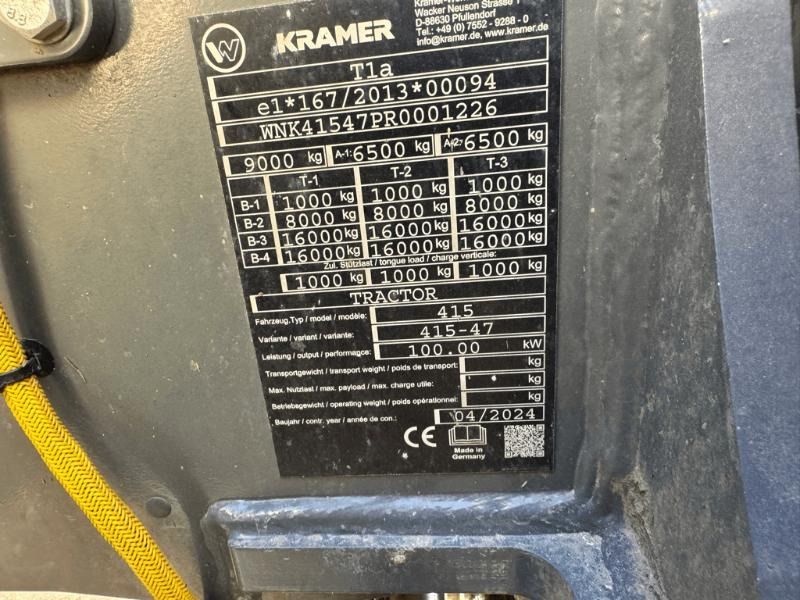 KRAMER KT407 - Manipulador telescópico: foto 4 KRAMER KT407 - Manipulador telescópico: foto 4