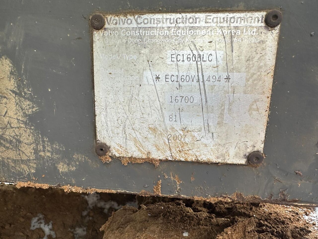 Excavadora de cadenas Crawler Excavator Volvo EC 160BLC: foto 6 Excavadora de cadenas Crawler Excavator Volvo EC 160BLC: foto 6