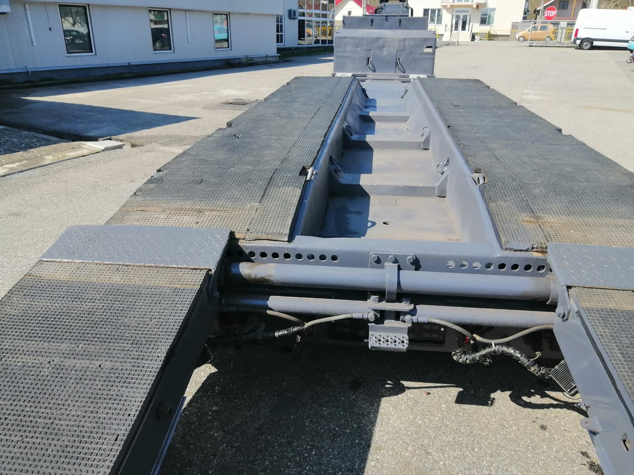 Góndola rebajadas semirremolque Langendorf Trailer-Tiefbett, 4 Axe, 59 to, extension, TOP !!!: foto 10