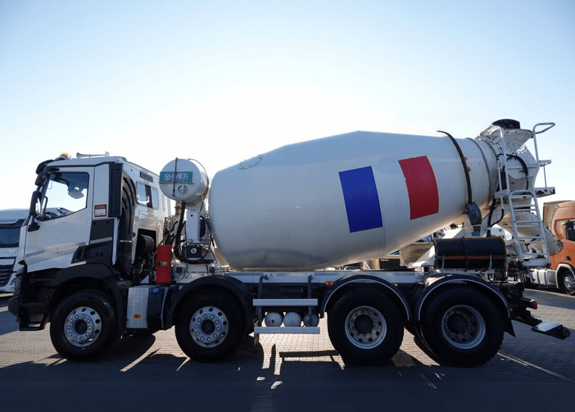Renault C 430 8×4 Beton Mixer 9m3, TOP !!! - Camión hormigonera: foto 4 Renault C 430 8×4 Beton Mixer 9m3, TOP !!! - Camión hormigonera: foto 4