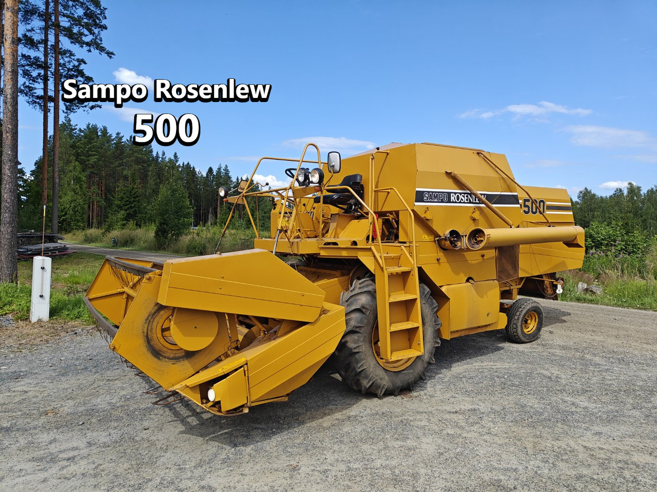 Sampo Rosenlew 500 - Cosechadora de granos: foto 1 Sampo Rosenlew 500 - Cosechadora de granos: foto 1
