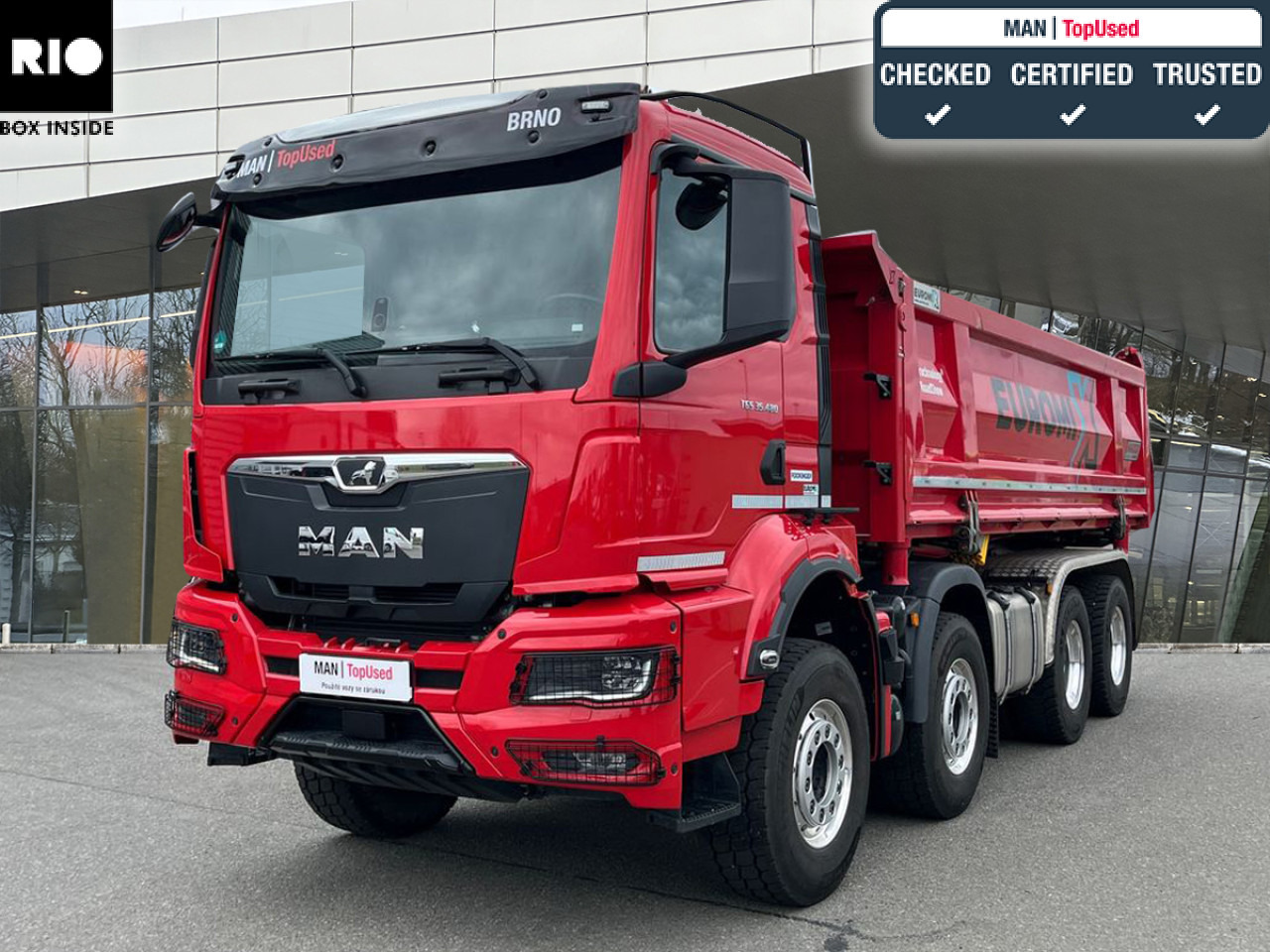 MAN TGS 35.480 8x4 BB CH WARRANTY 4/2027 Euro6 Klima - Volquete camión: foto 1 MAN TGS 35.480 8x4 BB CH WARRANTY 4/2027 Euro6 Klima - Volquete camión: foto 1