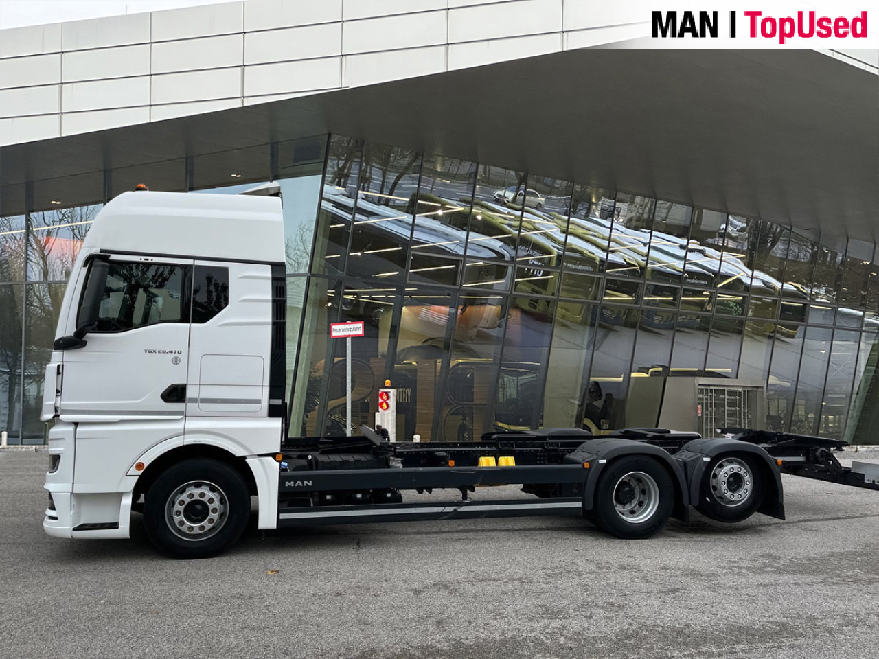 MAN TGX 26.470 6x2-2 LL CH Retarder Klima AHK ZV - Portacontenedore/ Intercambiable camión: foto 2 MAN TGX 26.470 6x2-2 LL CH Retarder Klima AHK ZV - Portacontenedore/ Intercambiable camión: foto 2