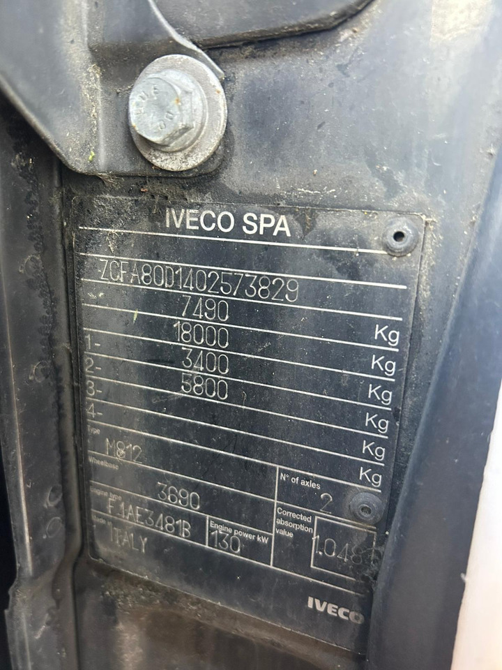 Leasing financiero de IVECO EUROCARGO 80E18 leasing IVECO EUROCARGO 80E18: foto 22