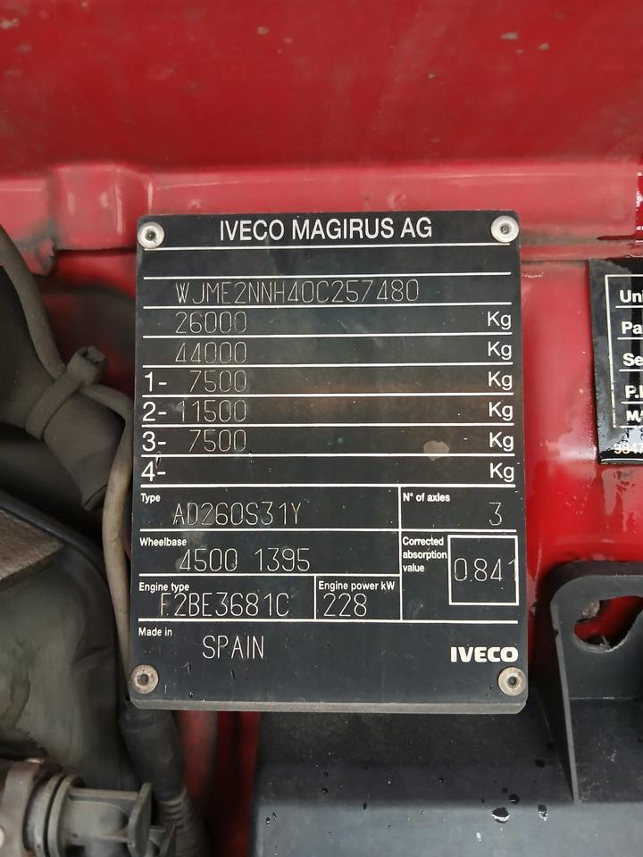 IVECO STRALIS AD 260S31 - Chasis camión: foto 5 IVECO STRALIS AD 260S31 - Chasis camión: foto 5