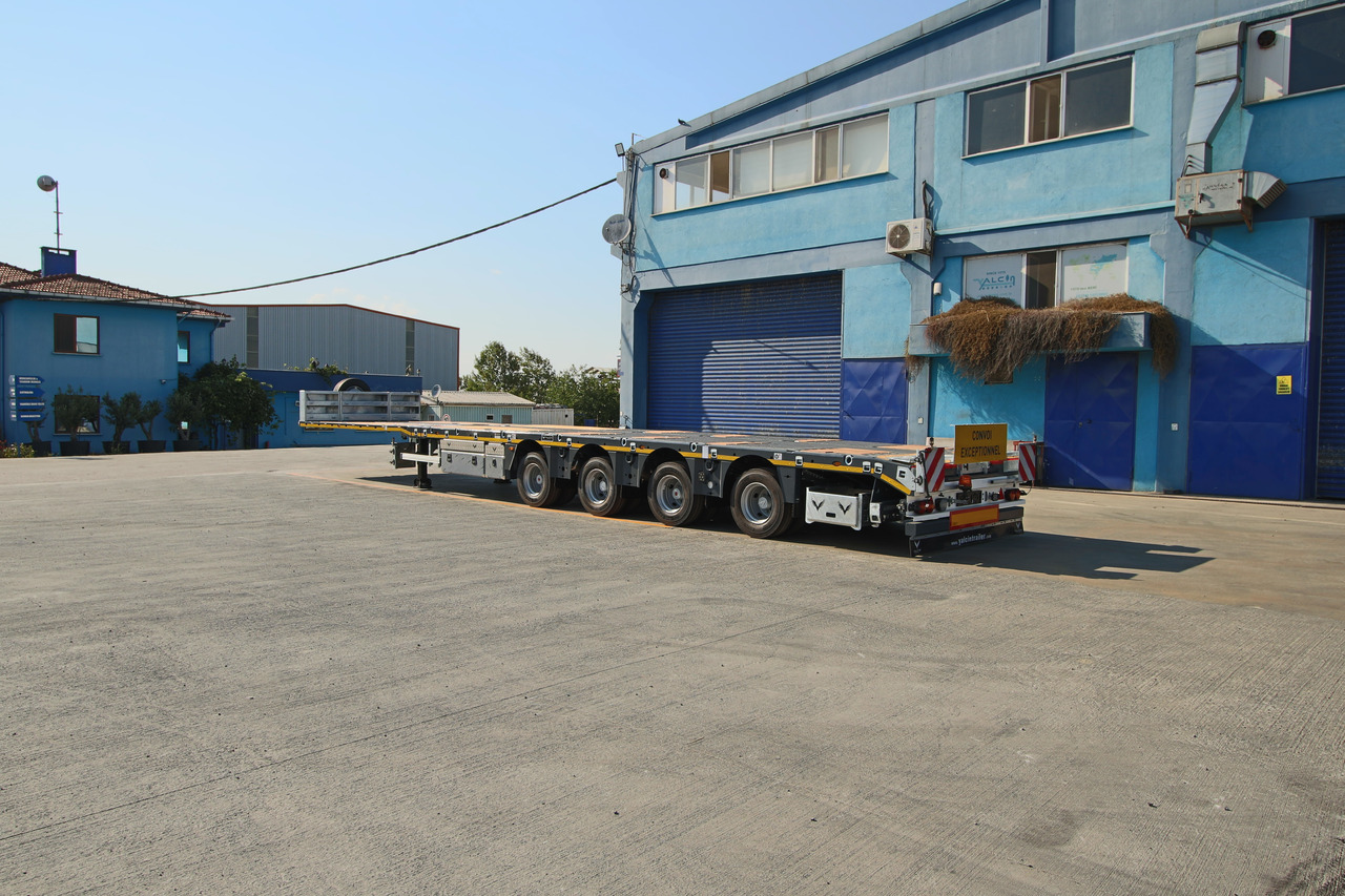 YALCIN PLATEAU 4 ESSIEUX EXTENSIBLE - Semirremolque plataforma/ Caja abierta: foto 5 YALCIN PLATEAU 4 ESSIEUX EXTENSIBLE - Semirremolque plataforma/ Caja abierta: foto 5