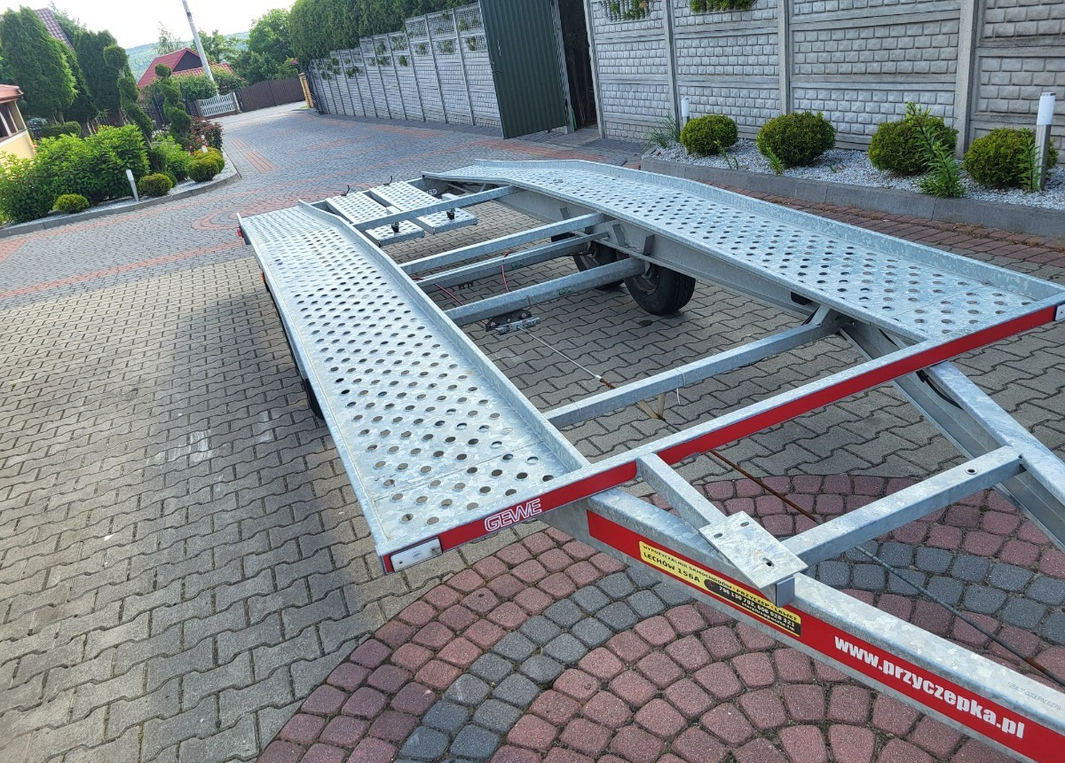 GEWE DMC 270kg długa 5m nowa nie używana Dmc Stan Idealny nowy - Portavehículos remolque: foto 2 GEWE DMC 270kg długa 5m nowa nie używana Dmc Stan Idealny nowy - Portavehículos remolque: foto 2