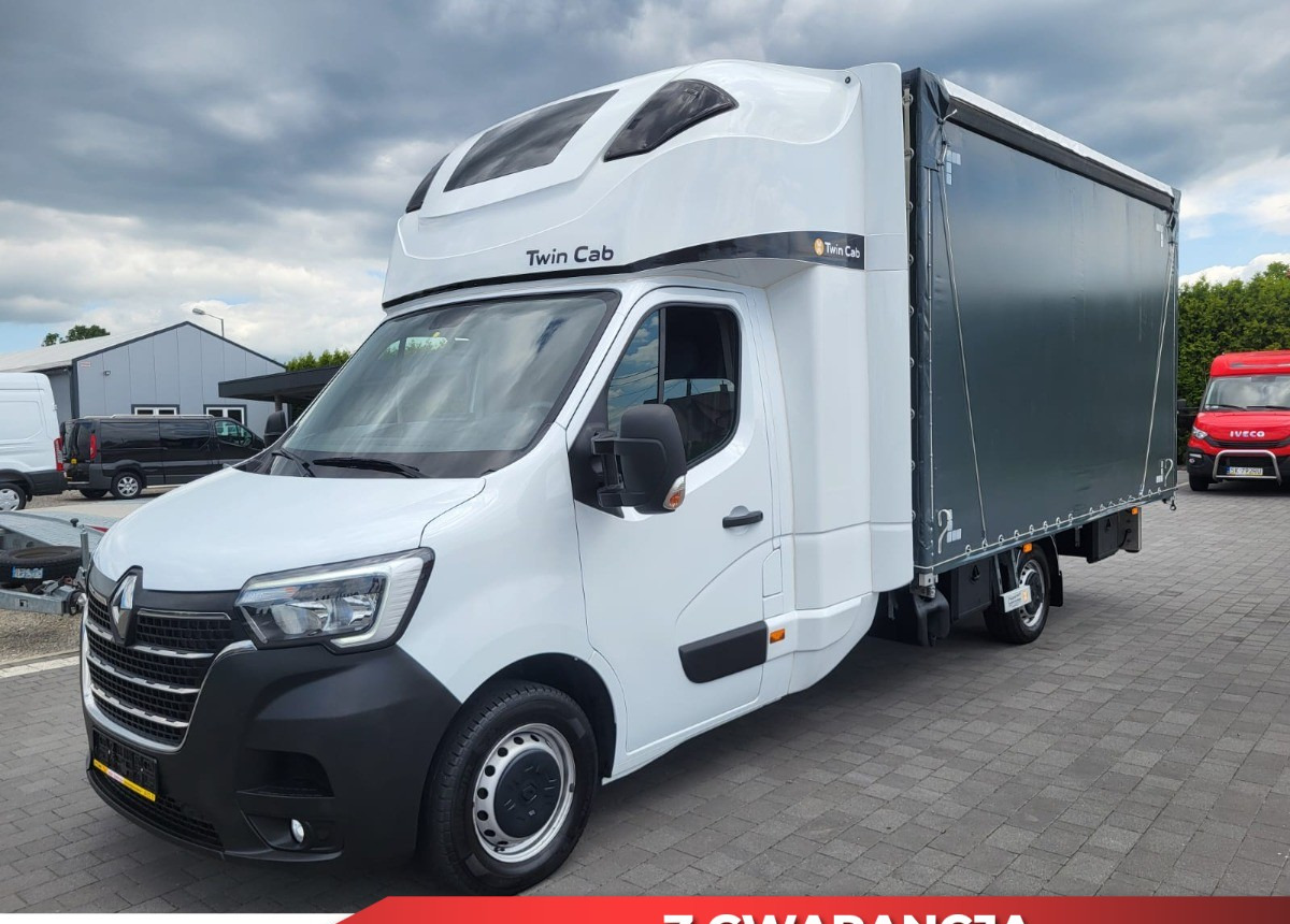 Renault 10 europalet kabina XXL 2x spania Master jak Nowy Kabina 2xspanie - Furgoneta con caja de lona: foto 1 Renault 10 europalet kabina XXL 2x spania Master jak Nowy Kabina 2xspanie - Furgoneta con caja de lona: foto 1
