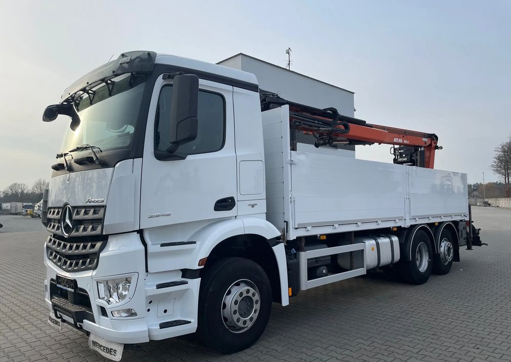 Mercedes-Benz Arocs 2545, HDS ATLAS 186.3 - PILOT - Camión caja abierta: foto 2 Mercedes-Benz Arocs 2545, HDS ATLAS 186.3 - PILOT - Camión caja abierta: foto 2