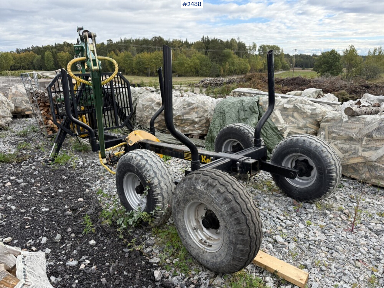 Forestry trailer Kellfri SV60 with crane - Maquinaria forestal: foto 3 Forestry trailer Kellfri SV60 with crane - Maquinaria forestal: foto 3