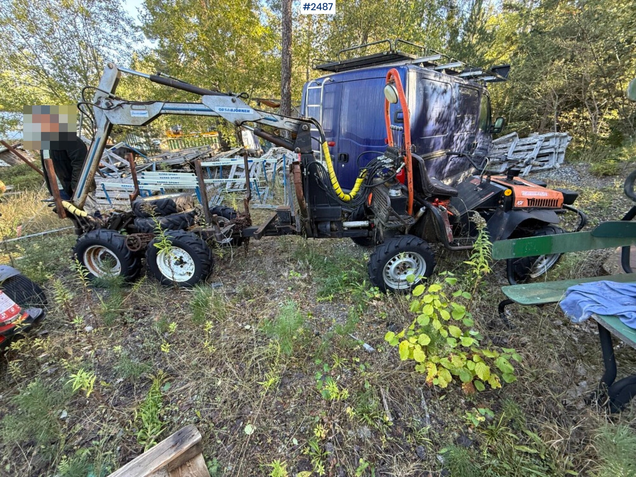 Mini forwarder Vimek Minimaster 101 - Autocargador: foto 1 Mini forwarder Vimek Minimaster 101 - Autocargador: foto 1