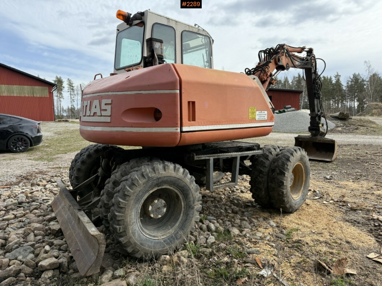 Wheeled excavator Atlas 1004 with attachments - Excavadora de ruedas: foto 4 Wheeled excavator Atlas 1004 with attachments - Excavadora de ruedas: foto 4