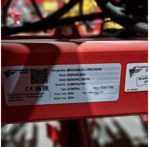 Kverneland Monopil SE Tandem - Sembradora de precisión: foto 4 Kverneland Monopil SE Tandem - Sembradora de precisión: foto 4