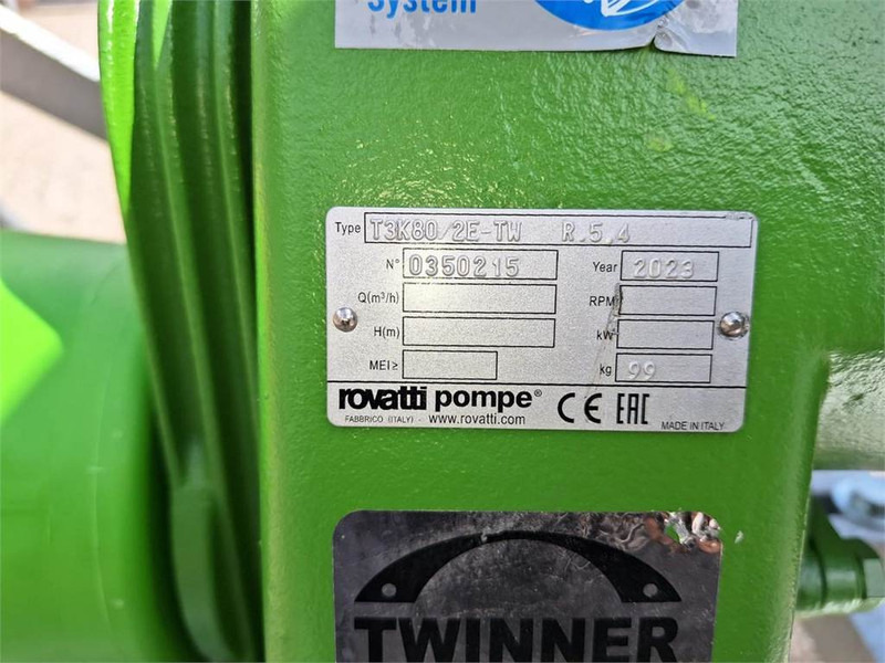 Rovatti T3K80/2E PTO pomp op bok - Pulverizador suspendido: foto 5 Rovatti T3K80/2E PTO pomp op bok - Pulverizador suspendido: foto 5