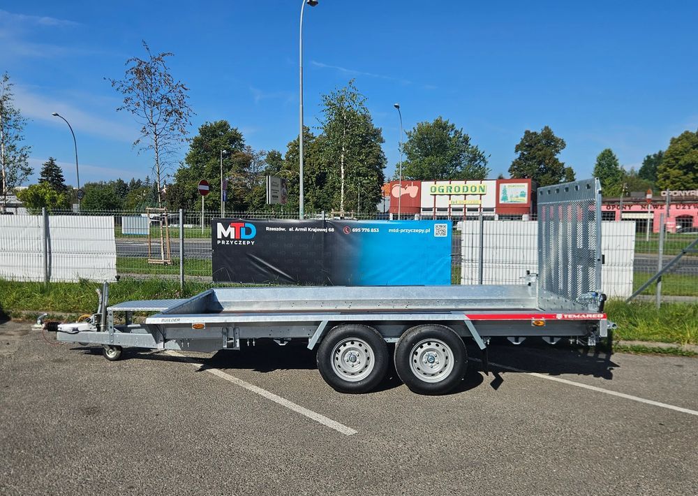 TEMARED BUILDER 3 4018 S 2 oś - Remolque porta maquinaria: foto 2 TEMARED BUILDER 3 4018 S 2 oś - Remolque porta maquinaria: foto 2