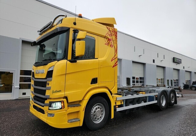 Scania R410 CNG / CBG 6x2 - Portacontenedore/ Intercambiable camión: foto 1 Scania R410 CNG / CBG 6x2 - Portacontenedore/ Intercambiable camión: foto 1