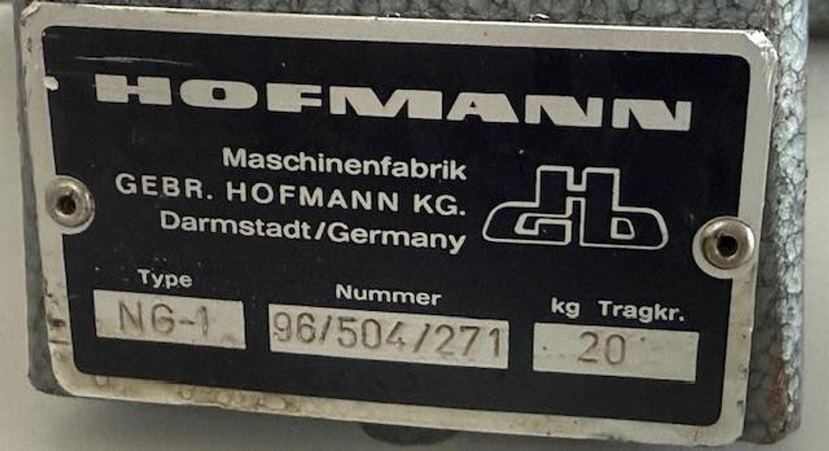 Schleifscheiben-Auswuchtwaage HOFMANN - Máquina para metal: foto 4 Schleifscheiben-Auswuchtwaage HOFMANN - Máquina para metal: foto 4