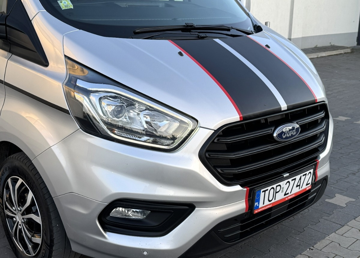 Furgoneta combi Ford Transit Custom 2.0 170KM Rok 2021 8 osobowy FV23 Salon PL Zadbany Super STAN: foto 17