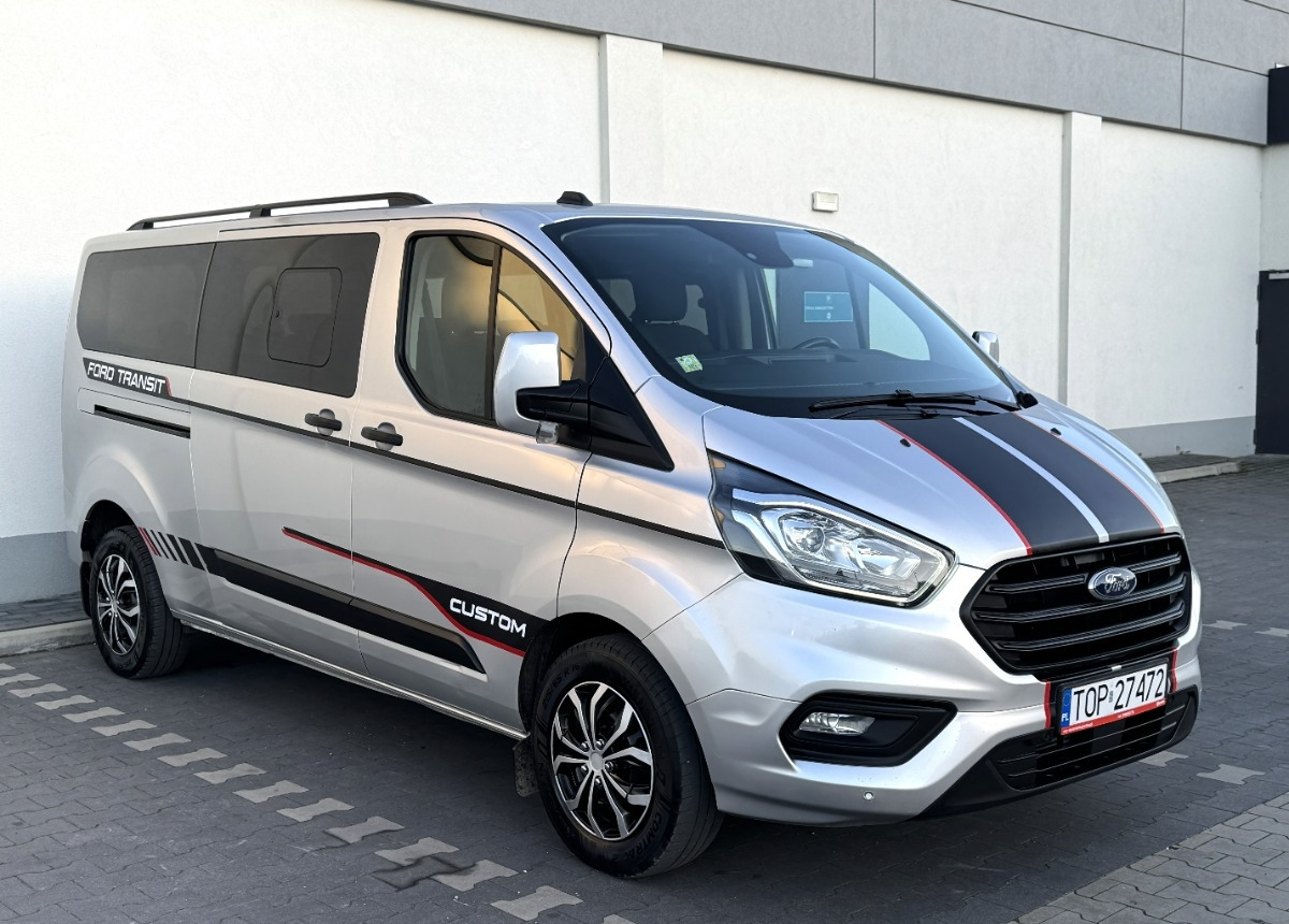 Furgoneta combi Ford Transit Custom 2.0 170KM Rok 2021 8 osobowy FV23 Salon PL Zadbany Super STAN: foto 16
