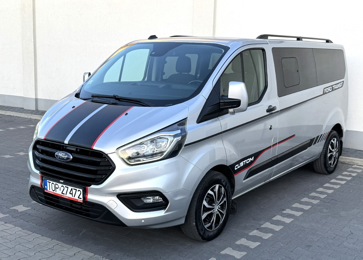 Furgoneta combi Ford Transit Custom 2.0 170KM Rok 2021 8 osobowy FV23 Salon PL Zadbany Super STAN: foto 9