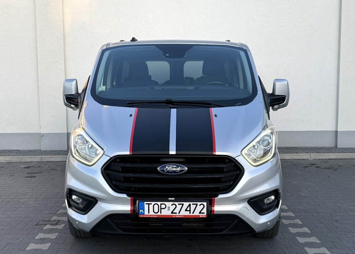 Furgoneta combi Ford Transit Custom 2.0 170KM Rok 2021 8 osobowy FV23 Salon PL Zadbany Super STAN: foto 15