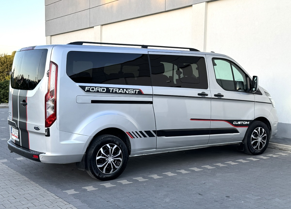 Furgoneta combi Ford Transit Custom 2.0 170KM Rok 2021 8 osobowy FV23 Salon PL Zadbany Super STAN: foto 20