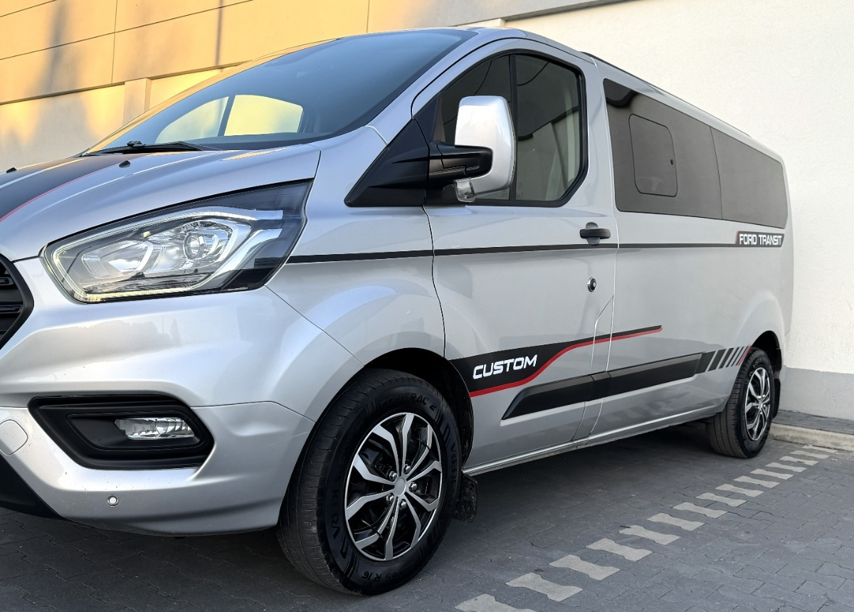 Furgoneta combi Ford Transit Custom 2.0 170KM Rok 2021 8 osobowy FV23 Salon PL Zadbany Super STAN: foto 10