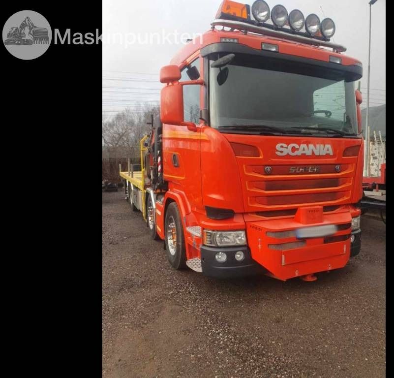 Scania R 450 bodbil - Camión grúa: foto 1 Scania R 450 bodbil - Camión grúa: foto 1