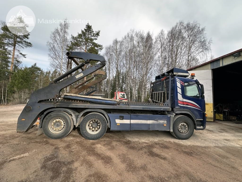 Volvo FM 12 420 LAXO Liftdumper + lastväxlare + flak - Portacontenedor de cadenas camión: foto 4 Volvo FM 12 420 LAXO Liftdumper + lastväxlare + flak - Portacontenedor de cadenas camión: foto 4