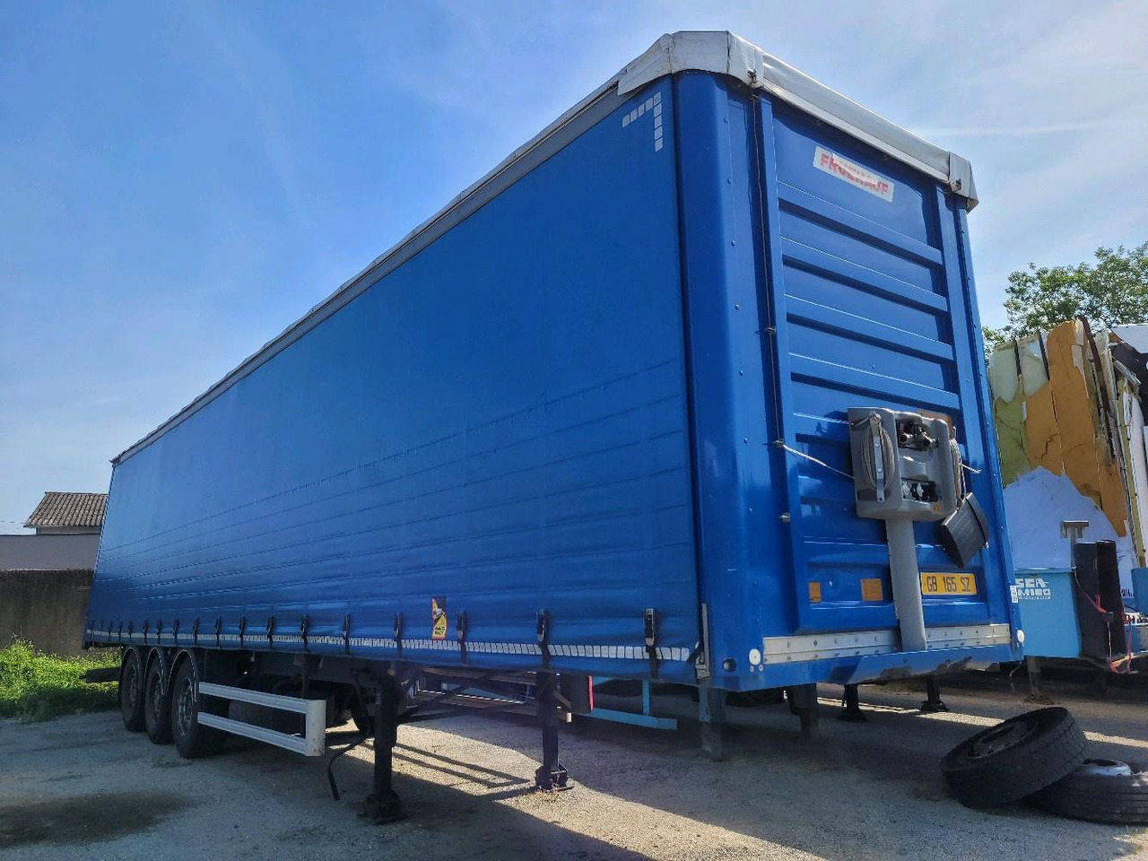 FRUEHAUF FKSRT4 SAVOYARDE 3 ESSIEUX - Semirremolque lona: foto 1 FRUEHAUF FKSRT4 SAVOYARDE 3 ESSIEUX - Semirremolque lona: foto 1