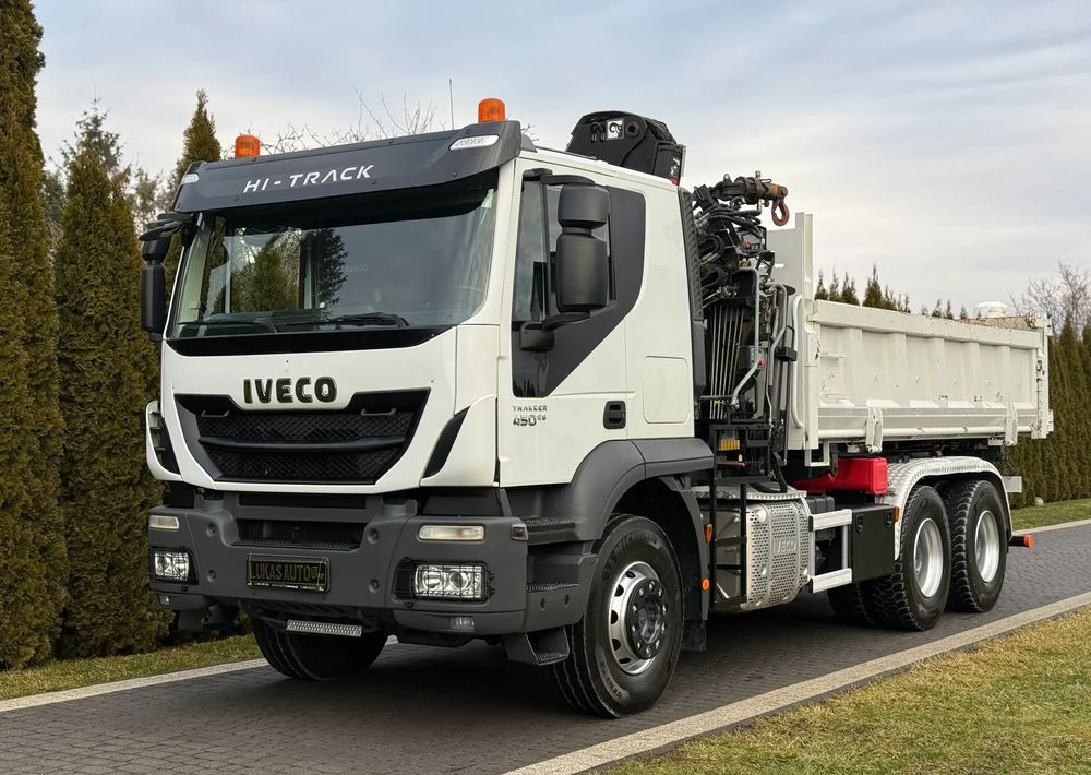 Iveco TRAKKER 450 6X4 PODWÓJNA HYDRO-BURTA HIAB 104 - Volquete camión: foto 4 Iveco TRAKKER 450 6X4 PODWÓJNA HYDRO-BURTA HIAB 104 - Volquete camión: foto 4