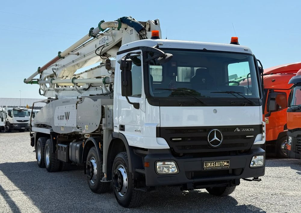 Mercedes-Benz ACTROS 4141 8X4 42 M GOTOWA DO PRACY - Bomba de hormigón: foto 3 Mercedes-Benz ACTROS 4141 8X4 42 M GOTOWA DO PRACY - Bomba de hormigón: foto 3
