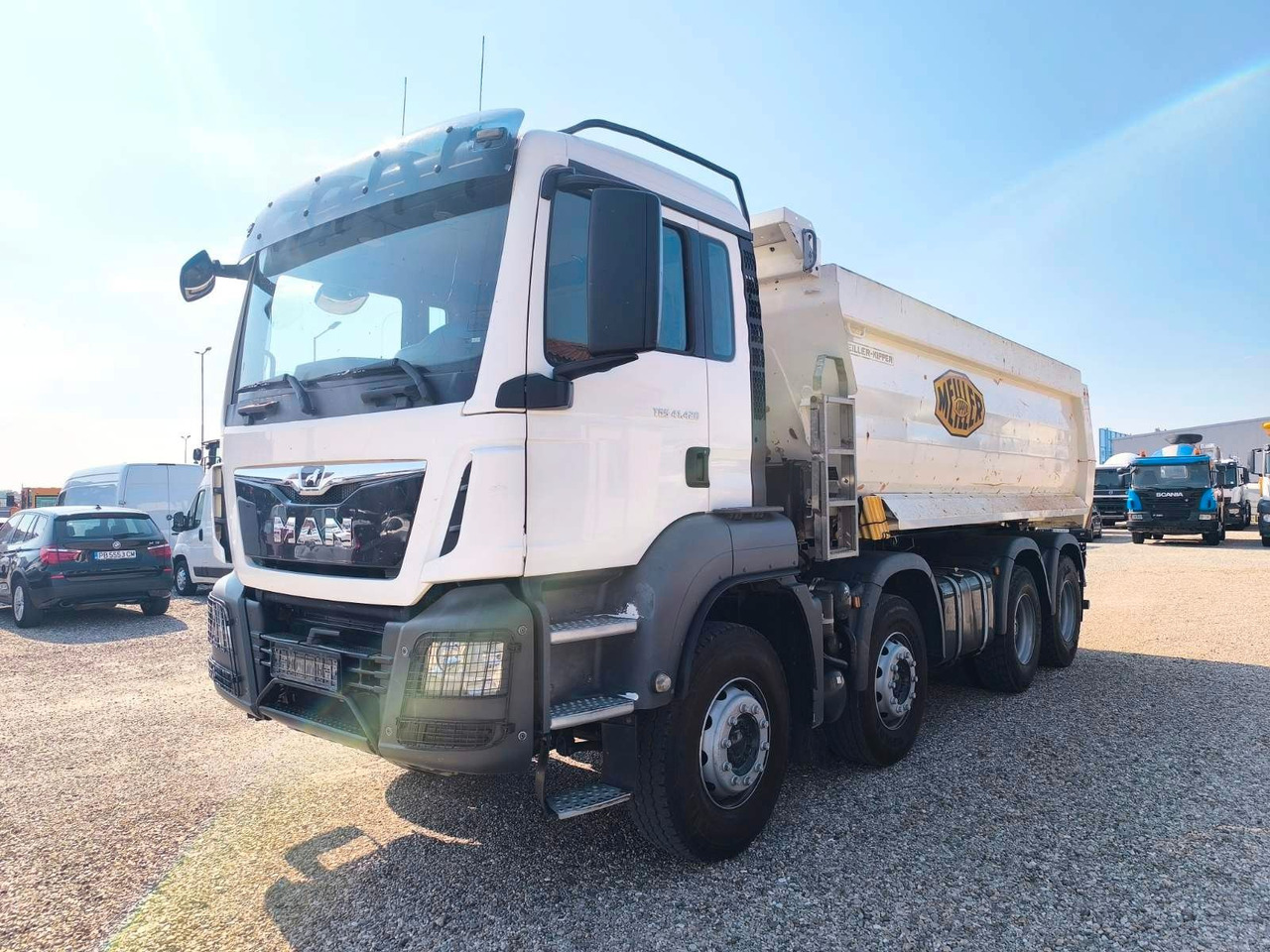 MAN TGS 41.420 MEILLER KIPPER - Portacontenedor de cadenas camión: foto 3 MAN TGS 41.420 MEILLER KIPPER - Portacontenedor de cadenas camión: foto 3