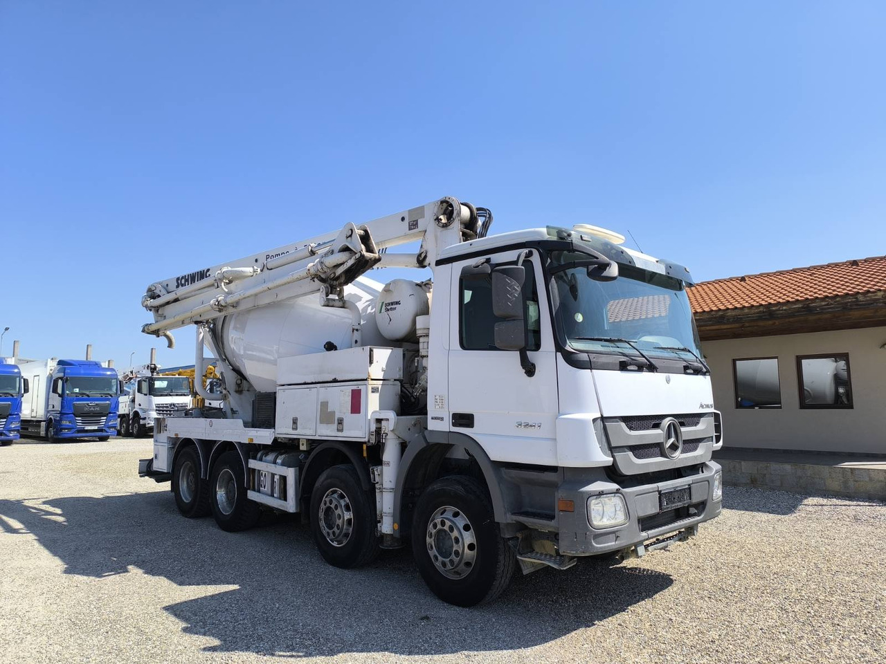 MERCEDES-BENZ ACTROS 3241 SCHWING FBP24 - Bomba de hormigón: foto 1 MERCEDES-BENZ ACTROS 3241 SCHWING FBP24 - Bomba de hormigón: foto 1